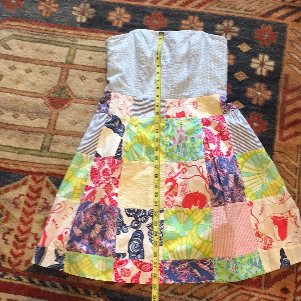 LILY PULITZER🍀Strapless Dress size 4 🌺